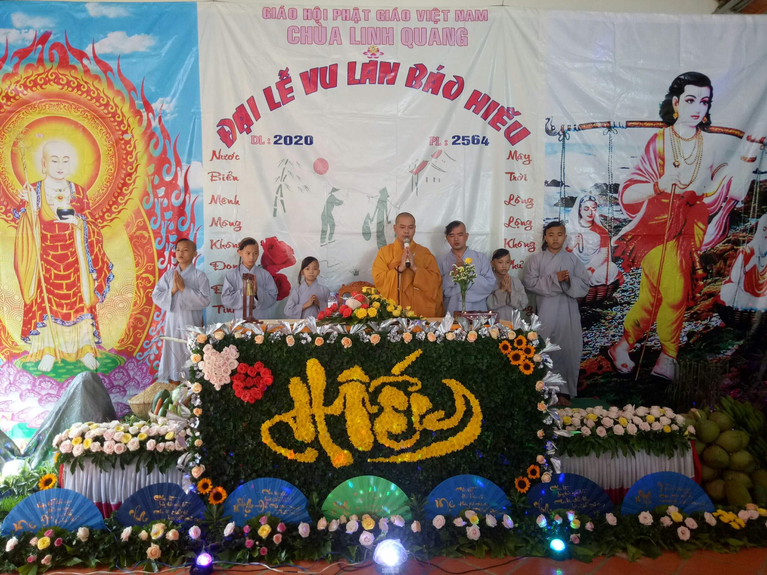 Chùa Linh Quang Tổ Chức Đại Lễ Vu Lan Báo Hiếu PL. 2564 - DL. 2020